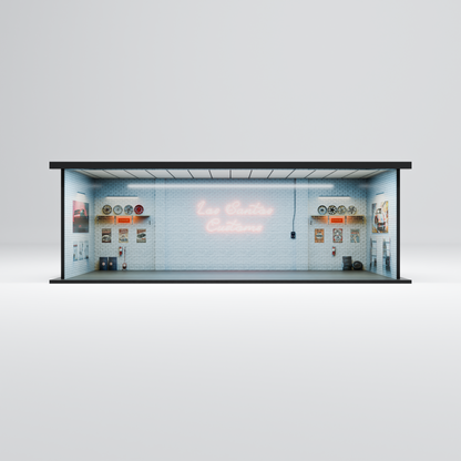 Los Santos Customs – 1:64 Scale Acrylic Diorama (30x14x10 cm)