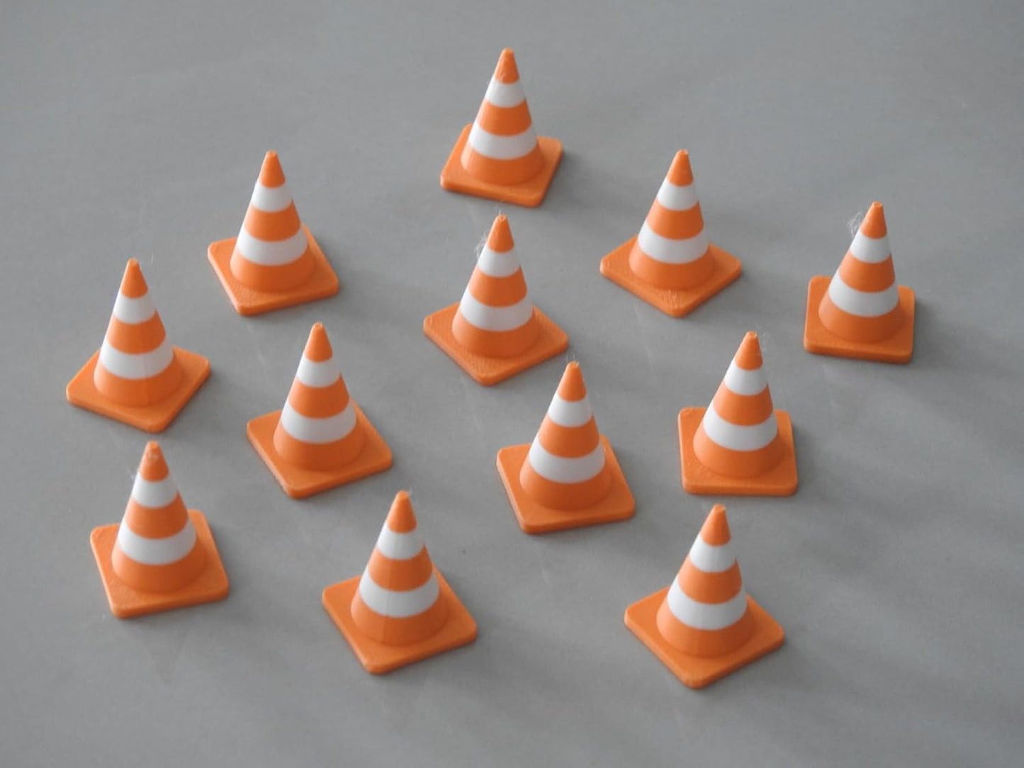 Mini Traffic 1/64 Scale Road Safety Kit – 30 pcs Set Mini Cones, Bollards, Crowd Control Fences & Construction Barriers for Hot Wheels, Matchbox, MiniGT Diorama Accessory