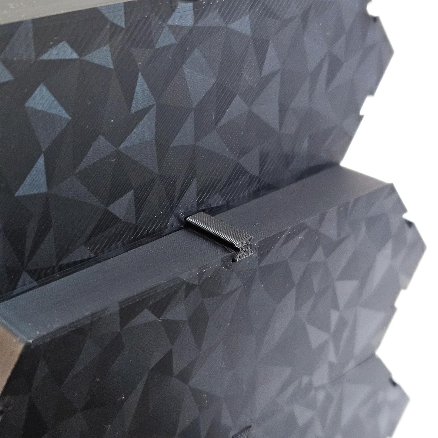 Modular Hot Wheels Wall Display Shelf | Hexagon Wall Shelf for 1/64 Diecast Cars | Matte Black Tool Free | Expandable Honeycomb Storage for Hotwheels, Matchbox & 1:64 Diecast Cars 1PC