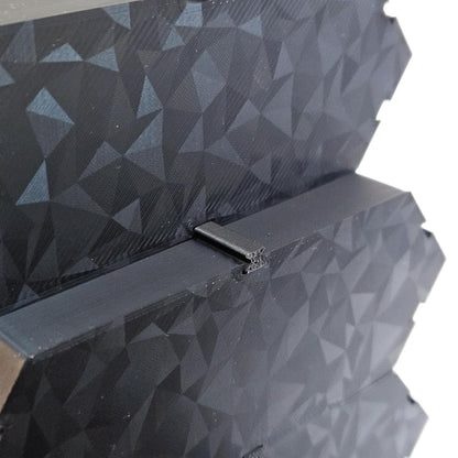 Modular Hot Wheels Wall Display Shelf | Hexagon Wall Shelf for 1/64 Diecast Cars | Matte Black Tool Free | Expandable Honeycomb Storage for Hotwheels, Matchbox & 1:64 Diecast Cars 1PC